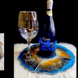 Handcrafted Luxury Resin Coaster Set (Custom)